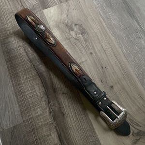 Nocona Genuine Leather Belt - Size 32